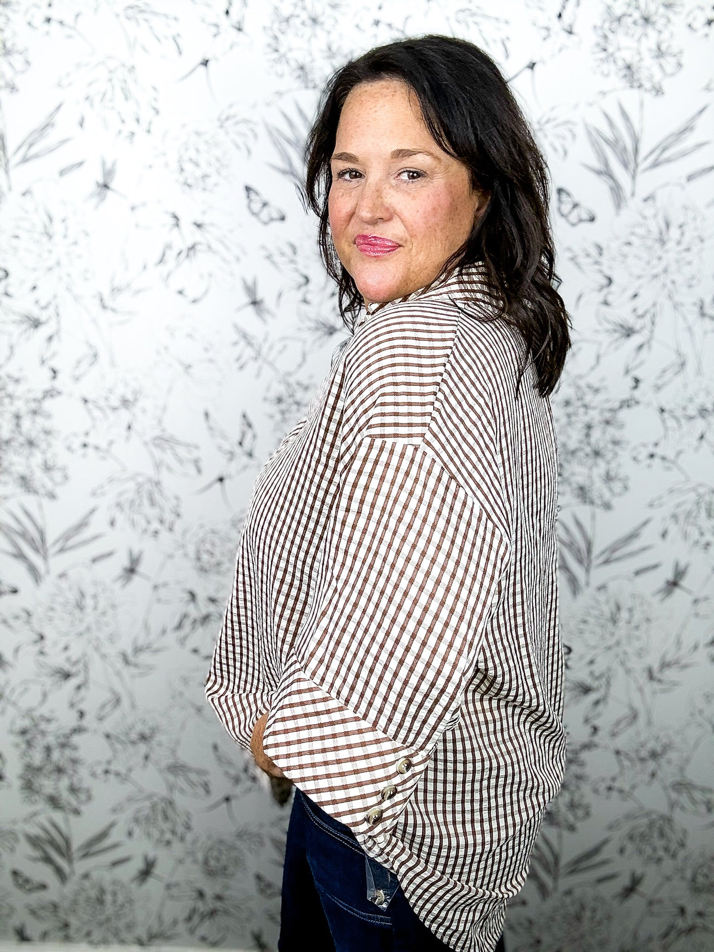 Bridlewood Gingham Blouse | Curvy