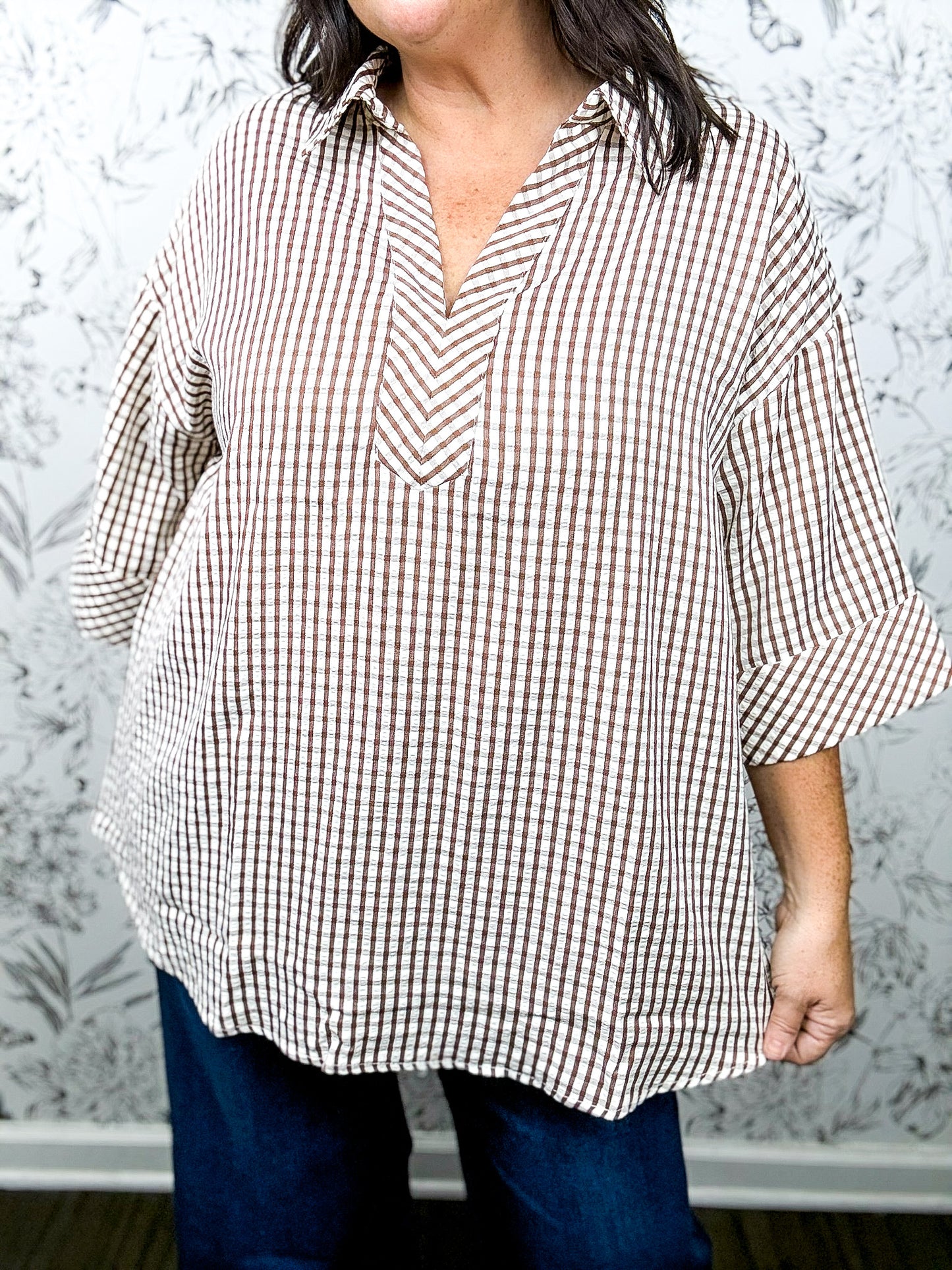 Bridlewood Gingham Blouse | Curvy