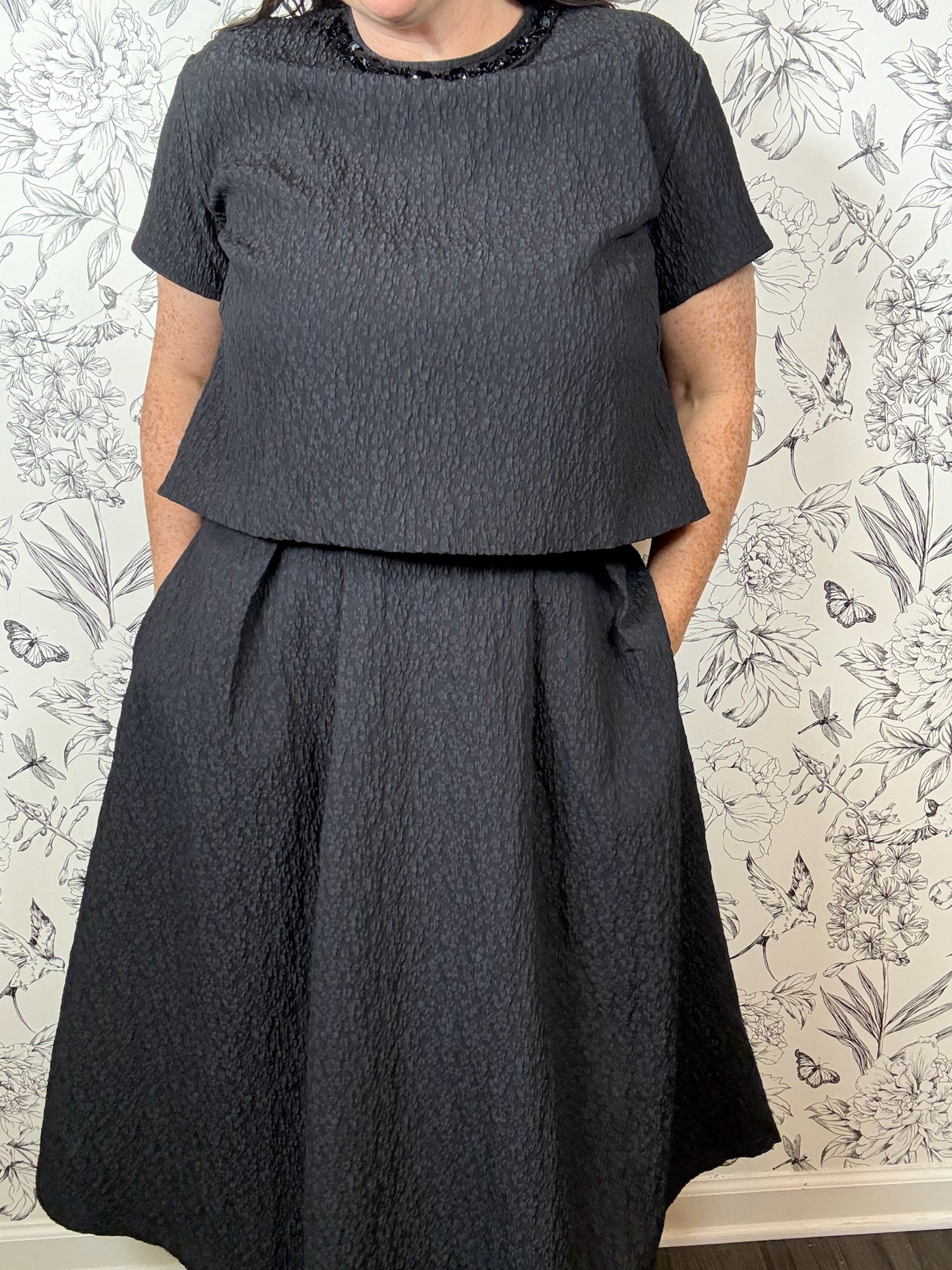 Noir Soiree Top - Best & Co. Boutique
