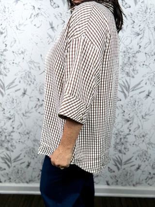 Bridlewood Gingham Blouse | Curvy