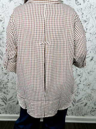Bridlewood Gingham Blouse | Curvy