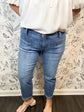 Amy Crop Straight Leg Jeans | Light Wash