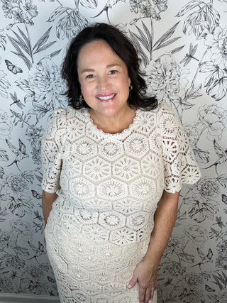 crochet lace reversible shirt Z SUPPLY