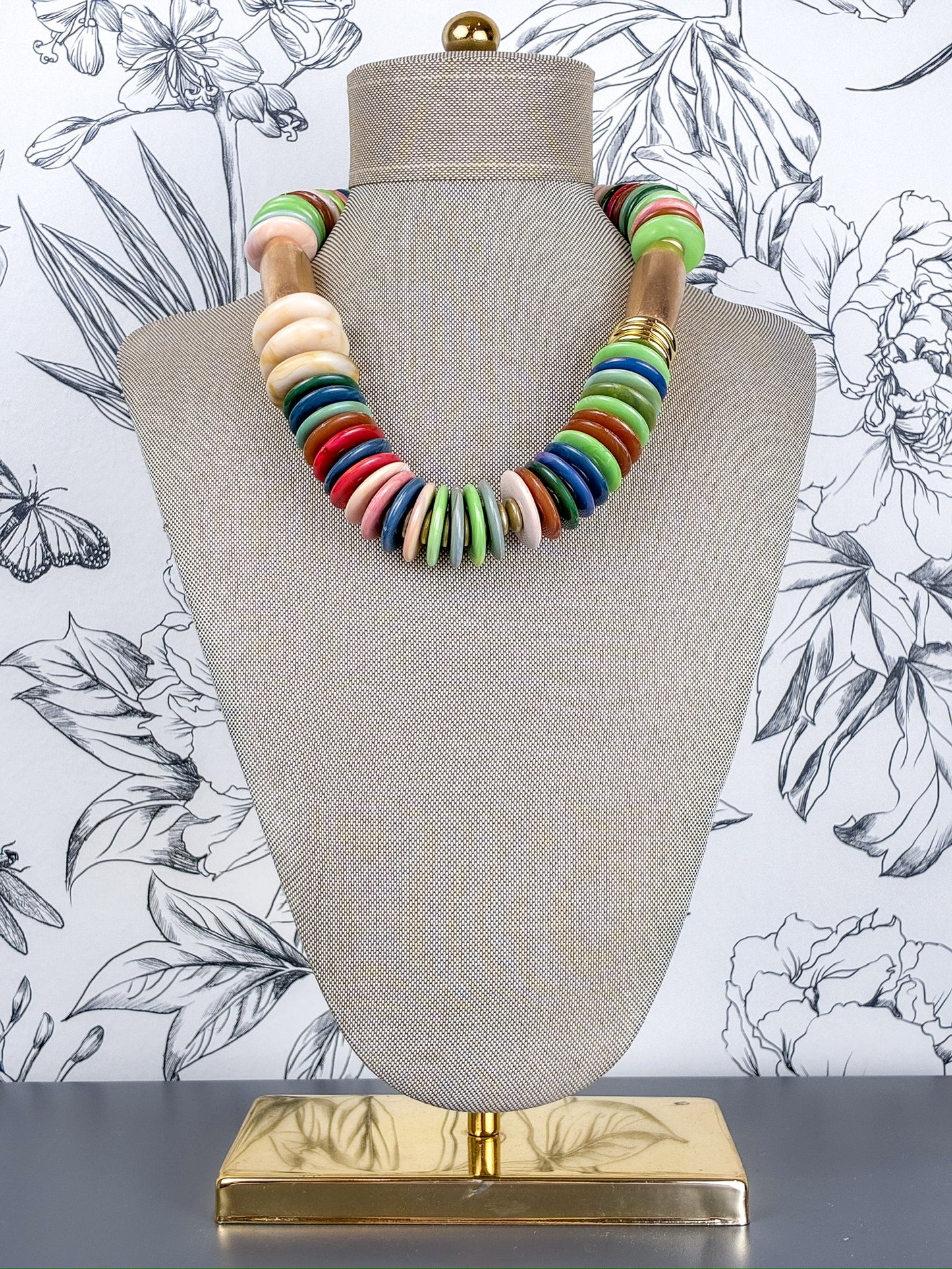 Prism Earth Statement Necklace