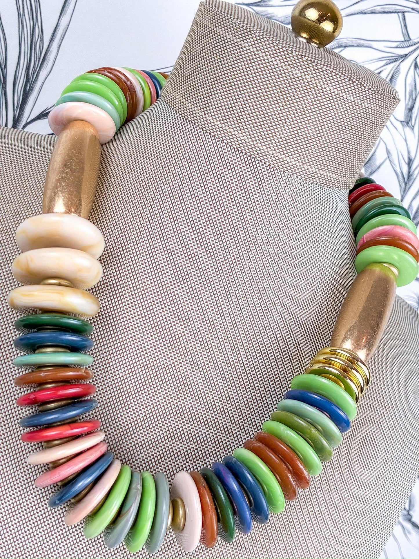 Prism Earth Statement Necklace