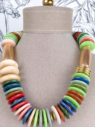 Prism Earth Statement Necklace