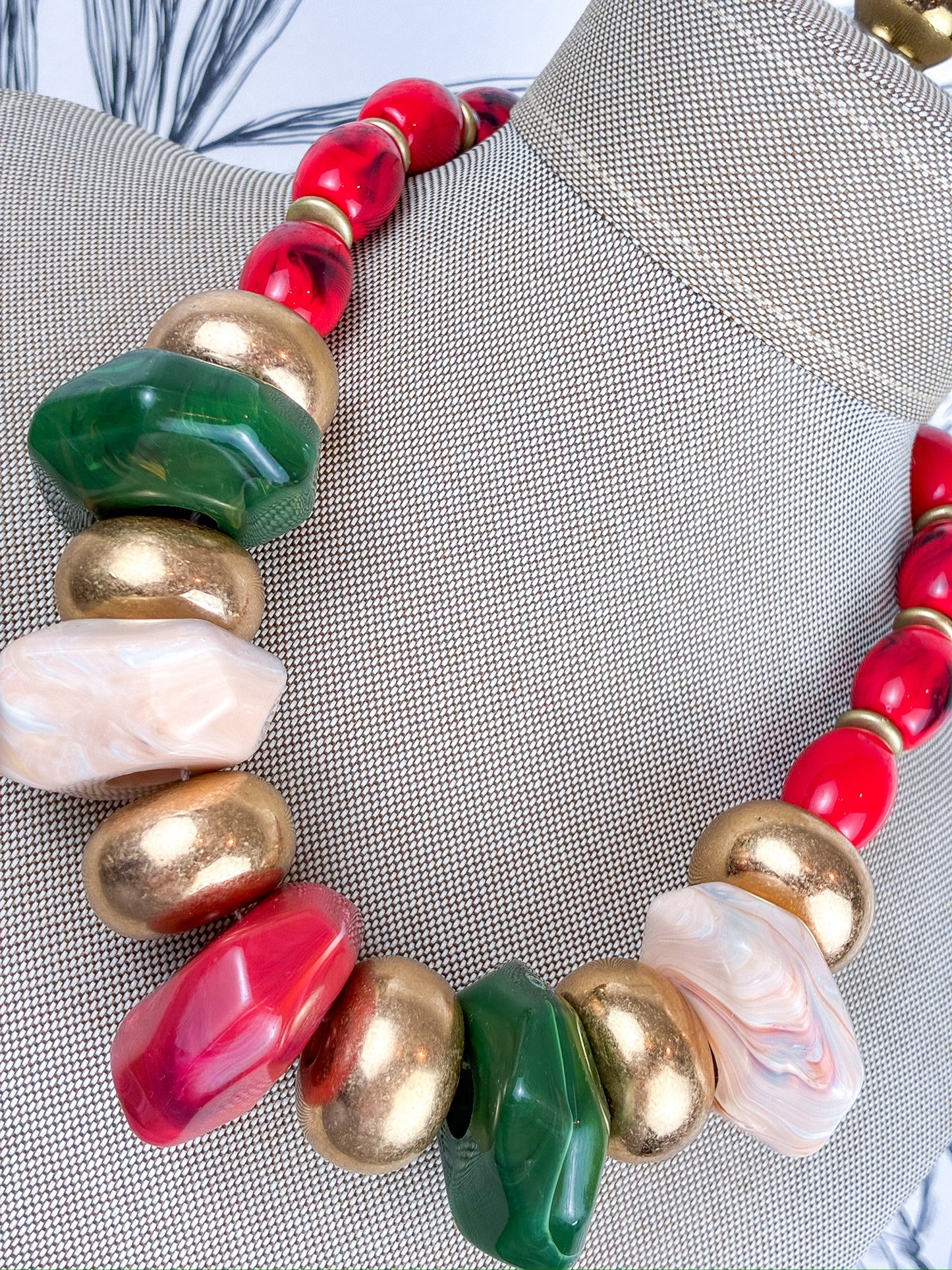 Bold Color Statement Necklace