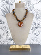 Tiger Eye Heart Necklace