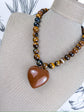 Tiger Eye Heart Necklace