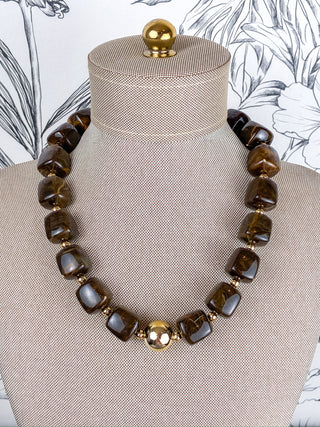 Lumi Statement Necklace | Dark