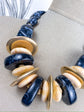 Monaco Marble Necklace | Black
