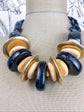 Monaco Marble Necklace | Black