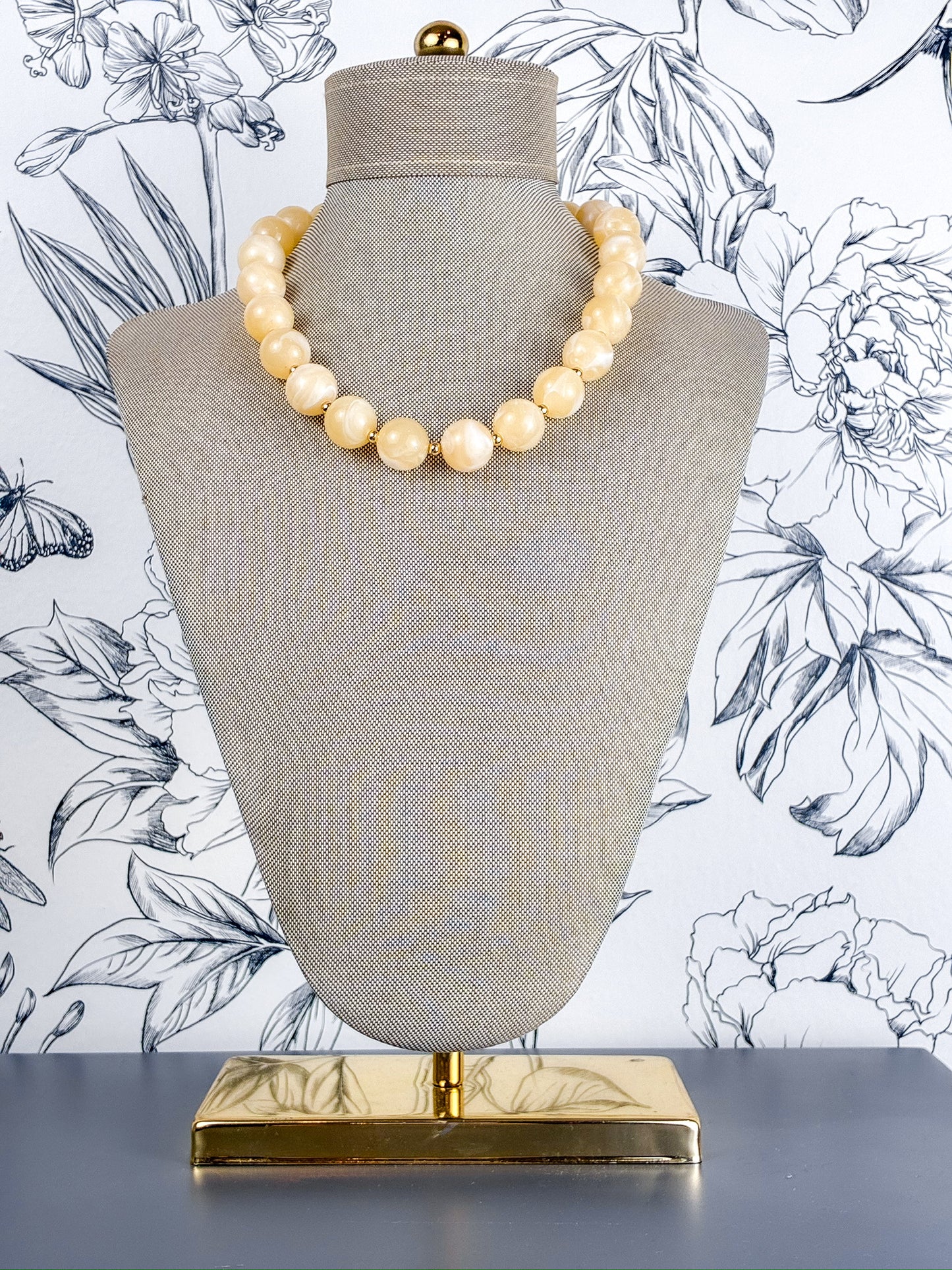 Candy Bead Necklace | Buttercream