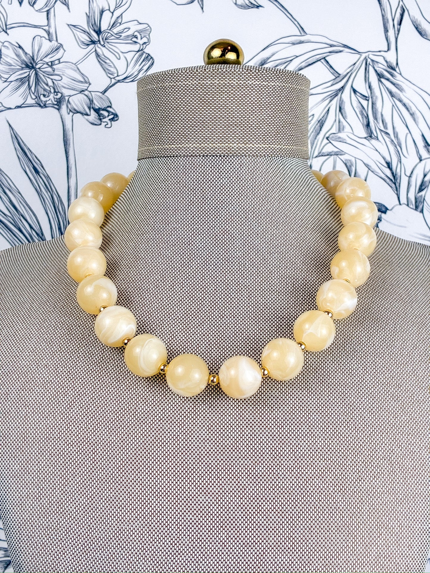 Candy Bead Necklace | Buttercream