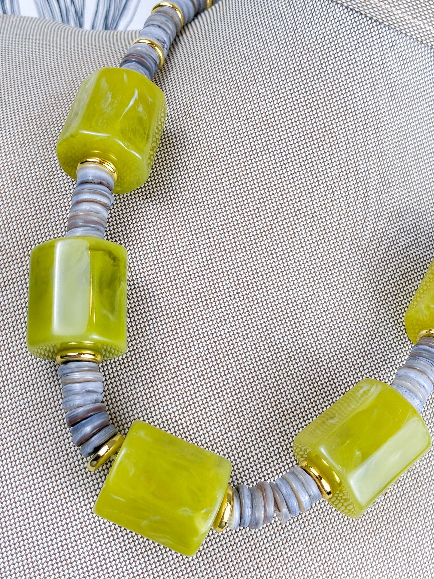 Chartruese Glow Necklace