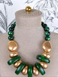 Milan Emerald & Gold Necklace