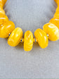 Sugar Bead Game Day Necklace | Yellow