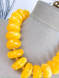 Sugar Bead Game Day Necklace | Yellow