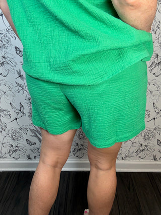 Clover Coast Breezy Gauze Shorts