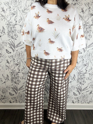 Front Porch Gingham Pants