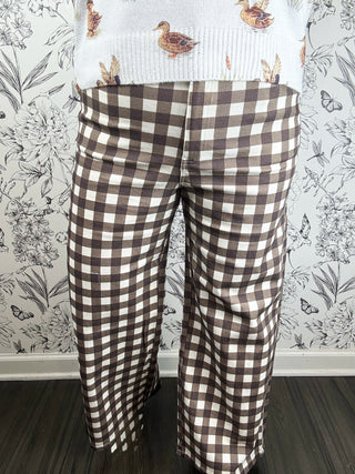 Front Porch Gingham Pants