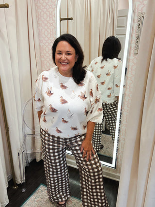 Front Porch Gingham Pants