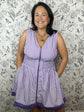 Purple Playbook Striped Mini Dress
