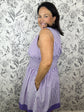 Purple Playbook Striped Mini Dress