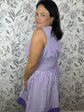 Purple Playbook Striped Mini Dress