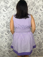 Purple Playbook Striped Mini Dress