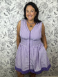 Purple Playbook Striped Mini Dress