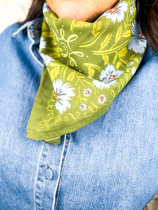 Clara Wild Rag Bandana Scarf | 22"