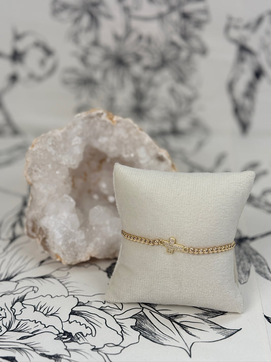 Esther Cross Charm | Sz 6.5" - Best & Co. Boutique