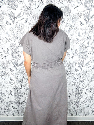 Sanna Gingham Midi Dress