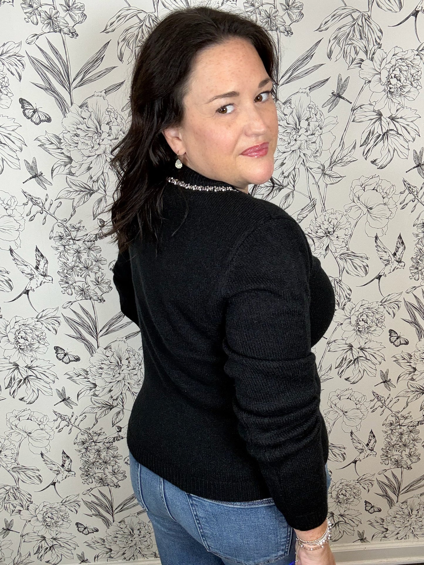 Bow'd and Brilliant Sweater