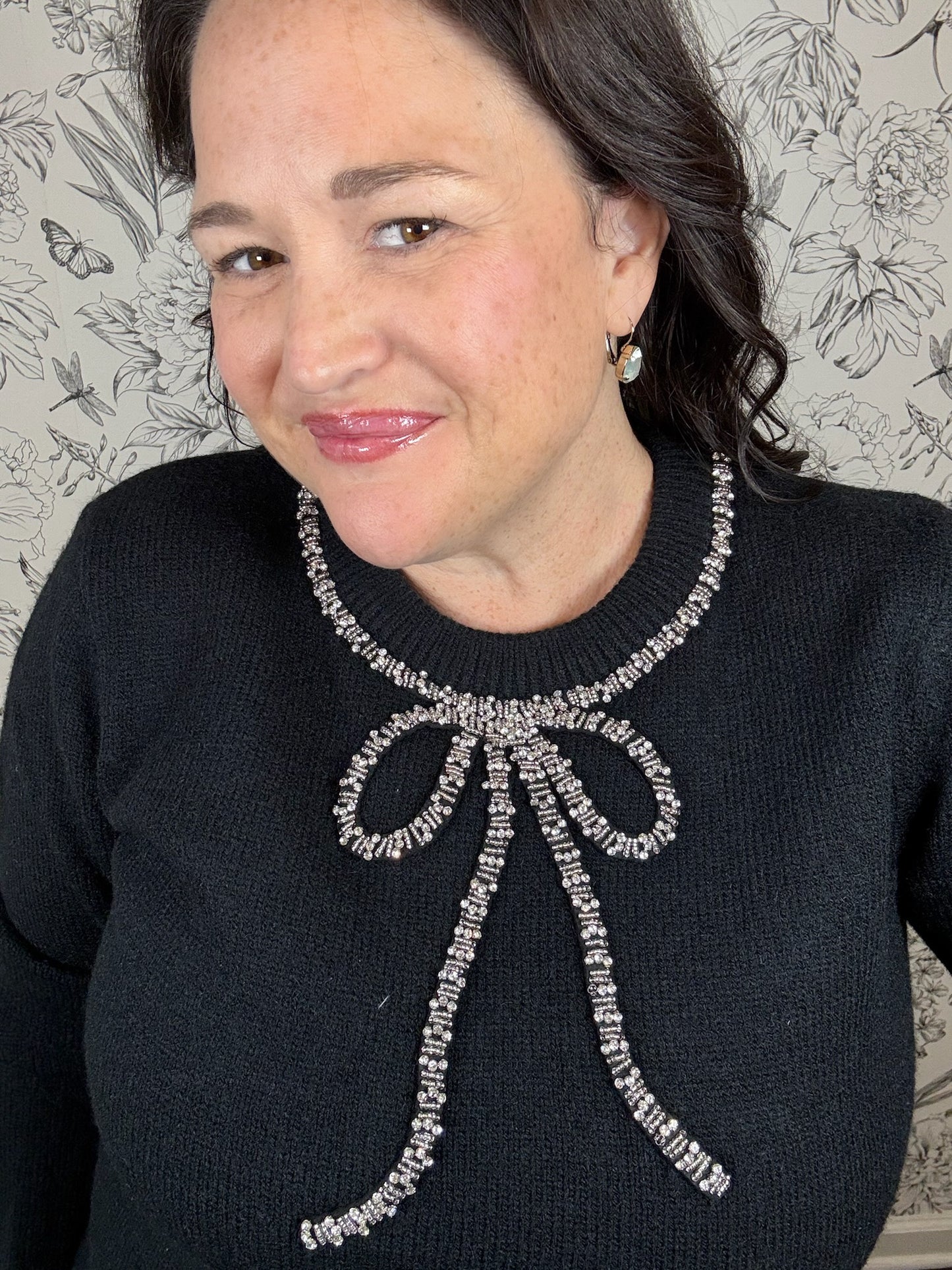 Bow'd and Brilliant Sweater