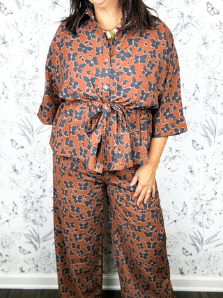 Burnished Butterfly Blouse