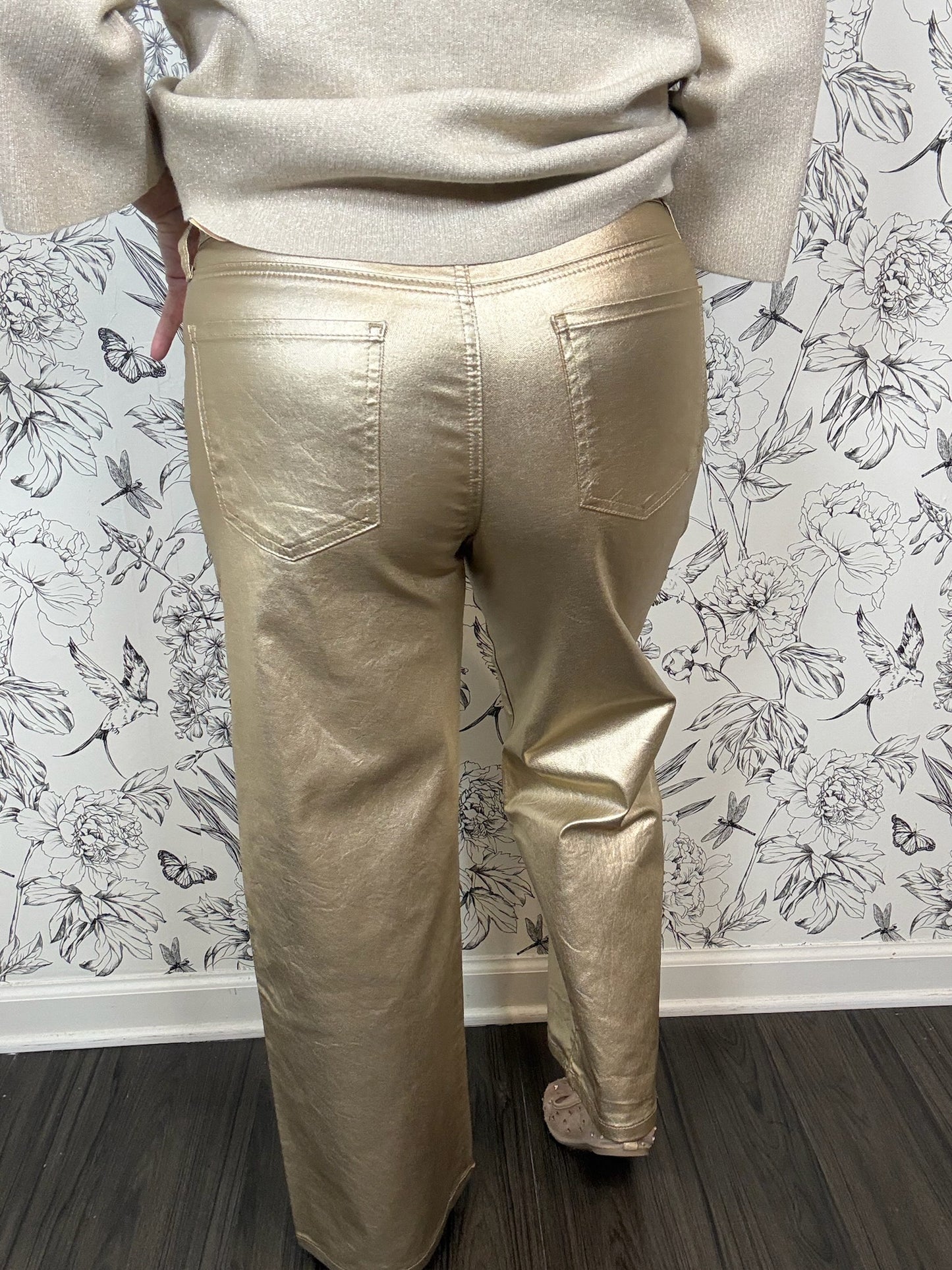 Charlotte in Metallic Gold