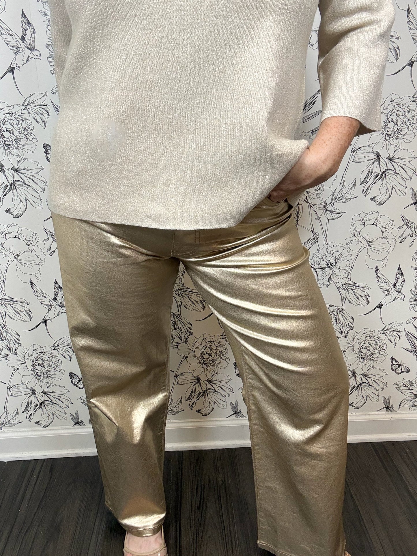 Charlotte in Metallic Gold