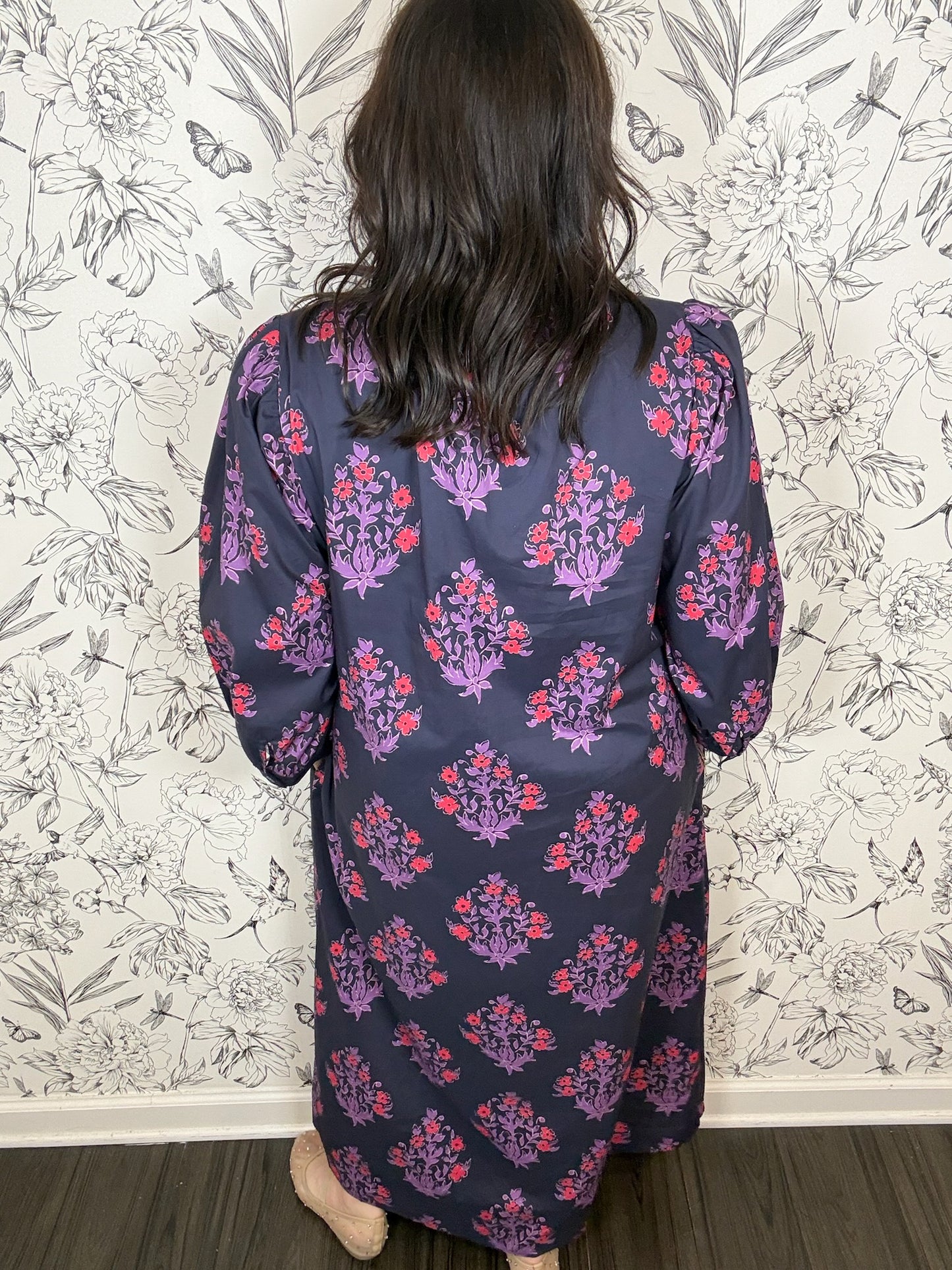 Indigo Bloom Midi
