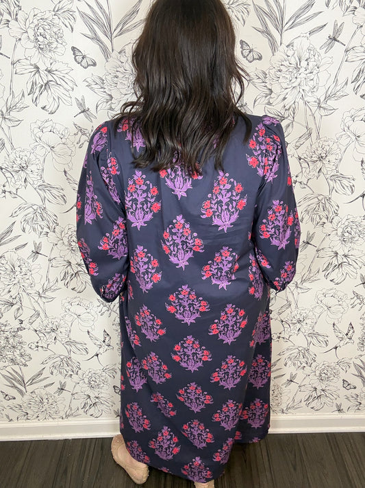 Indigo Bloom Midi