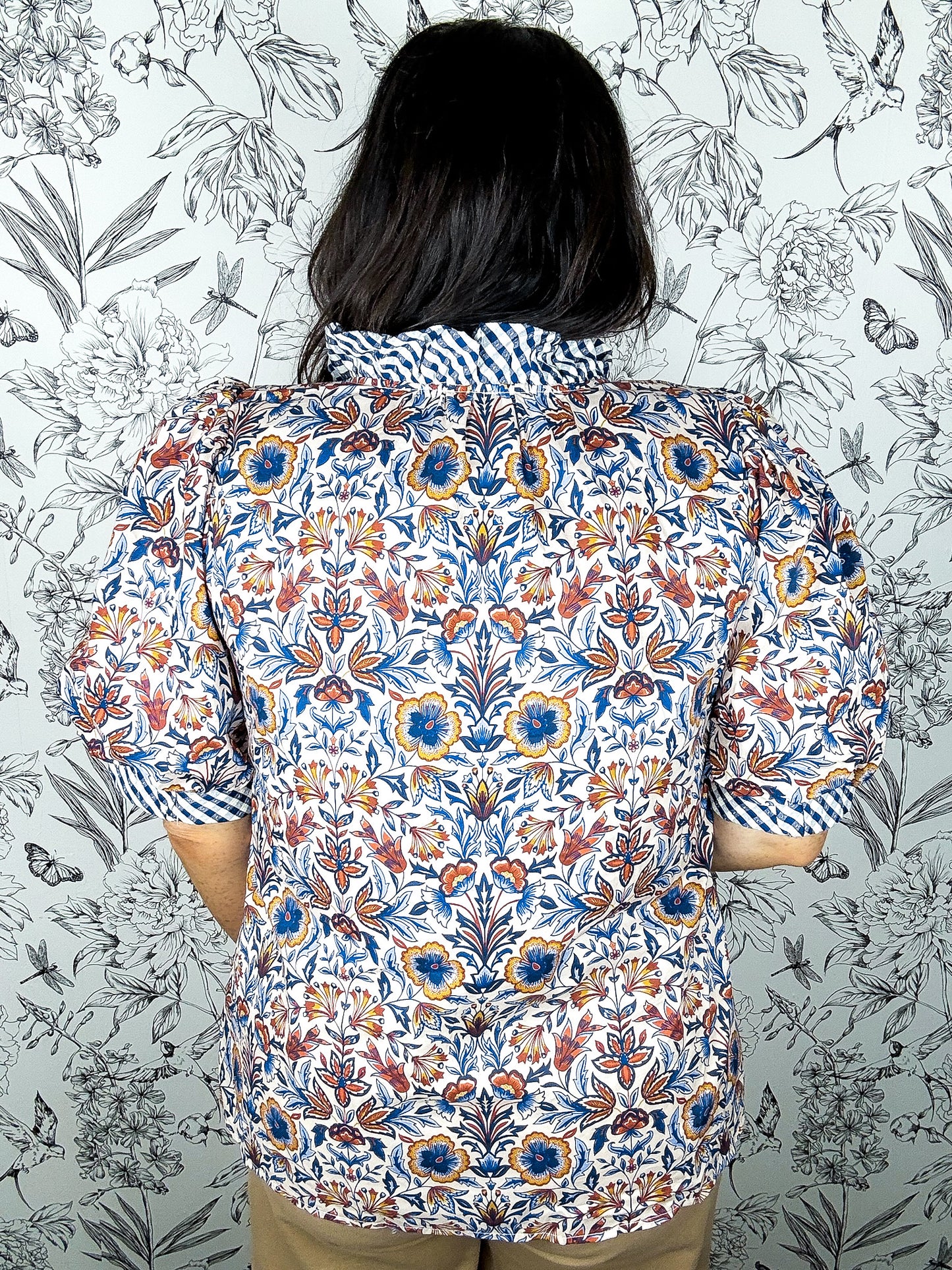 Blue Ridge Blooms Blouse
