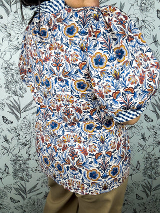 Blue Ridge Blooms Blouse