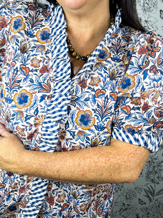 Blue Ridge Blooms Blouse