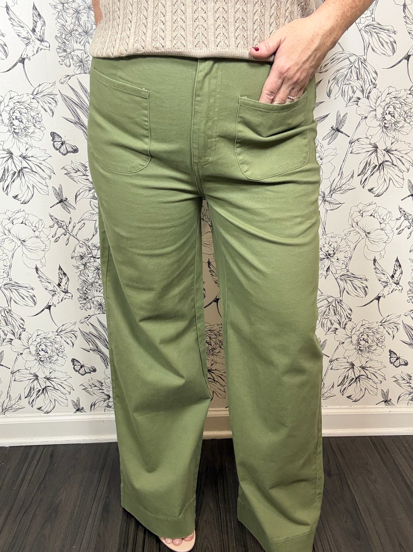 olive high rise trouser ENTRO