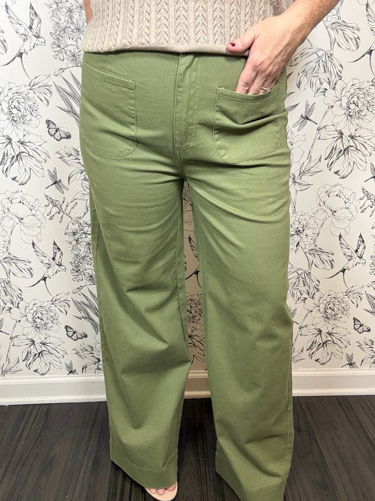 olive high rise trouser ENTRO