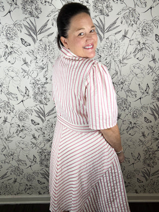 Sweet Escape Shirt Dress in Curvy