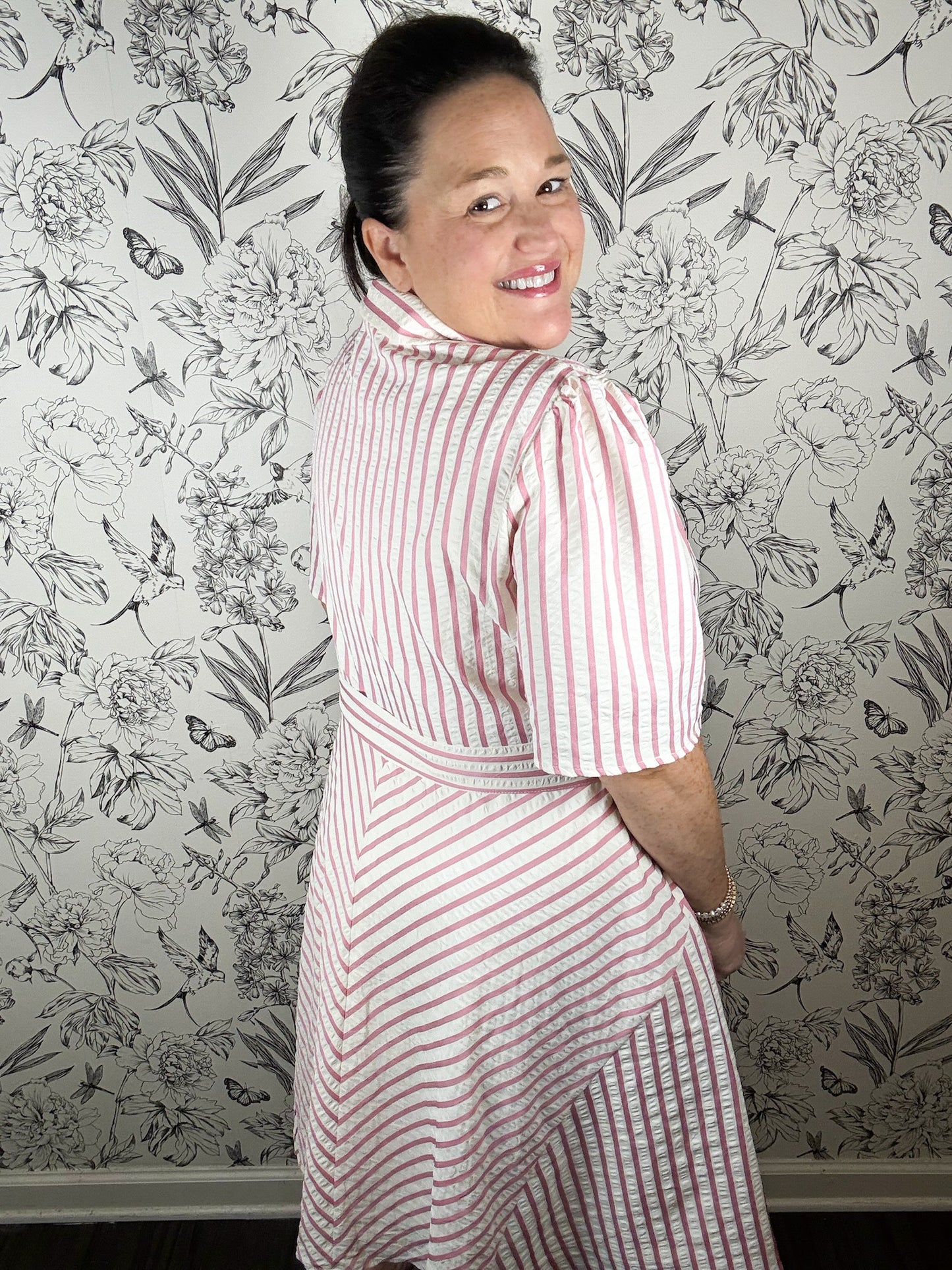 Sweet Escape Shirt Dress in Curvy
