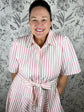 Sweet Escape Shirt Dress in Curvy