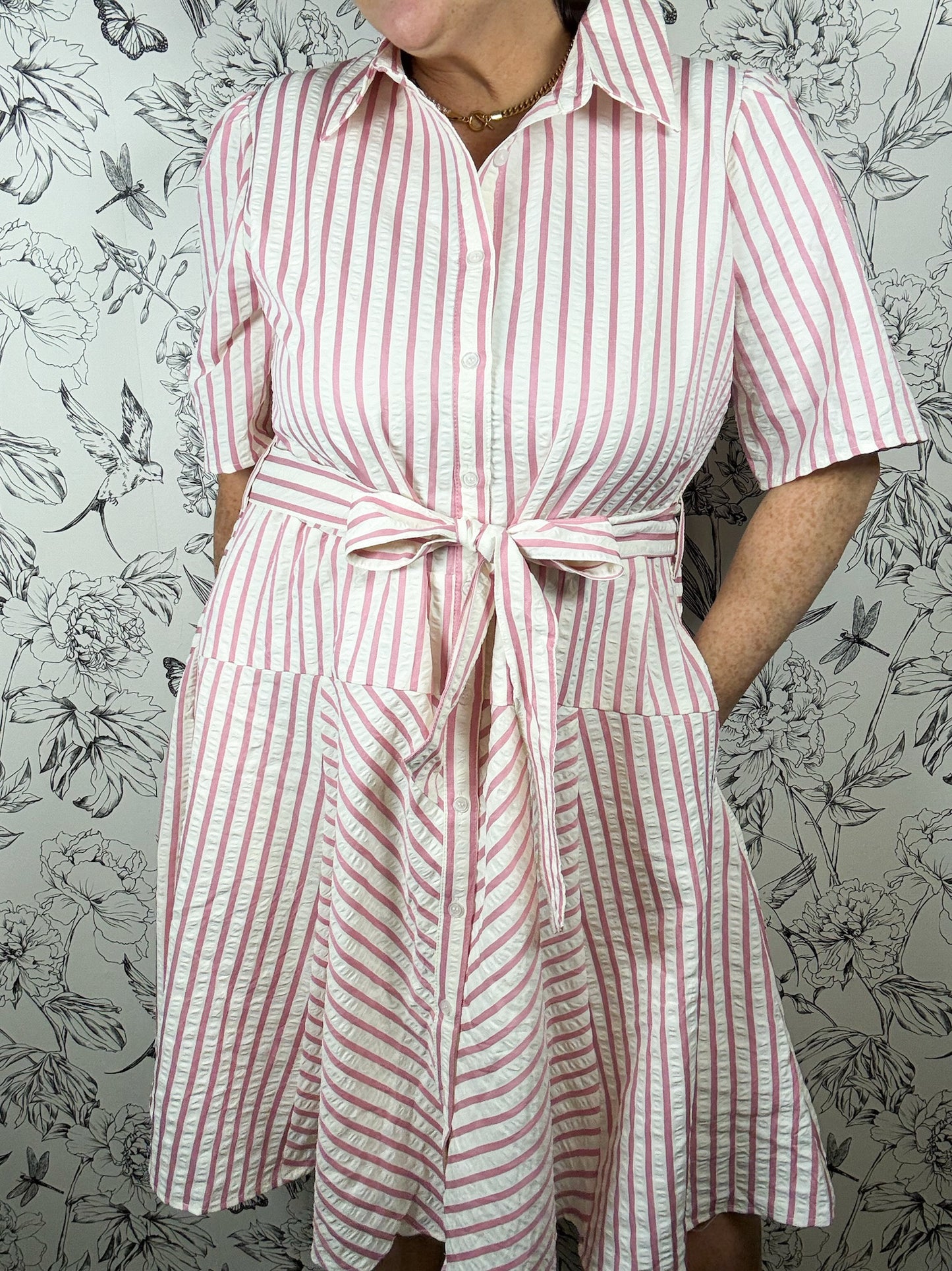 Sweet Escape Shirt Dress in Curvy